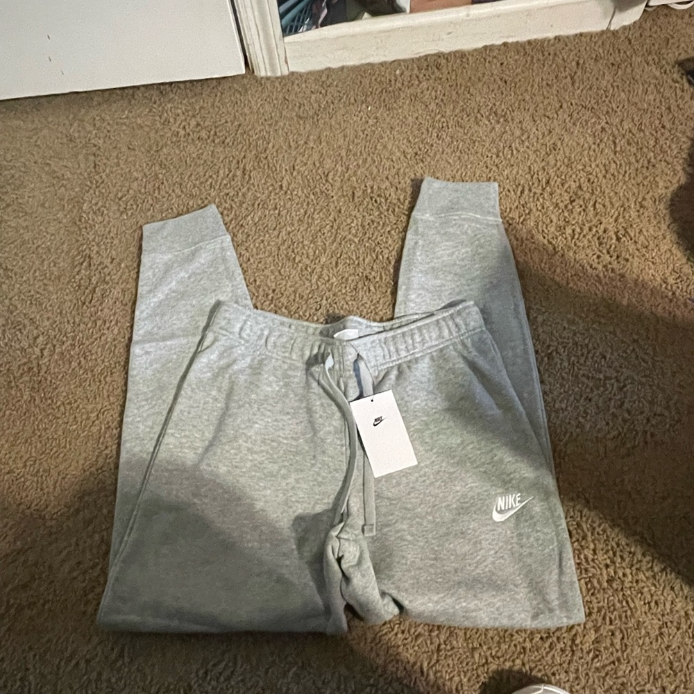nike grey joggers NWT